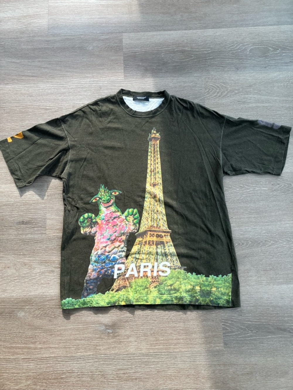 Undercover SS19 New Warriors Zoruge 5 Paris Oversized T Shirt - Green